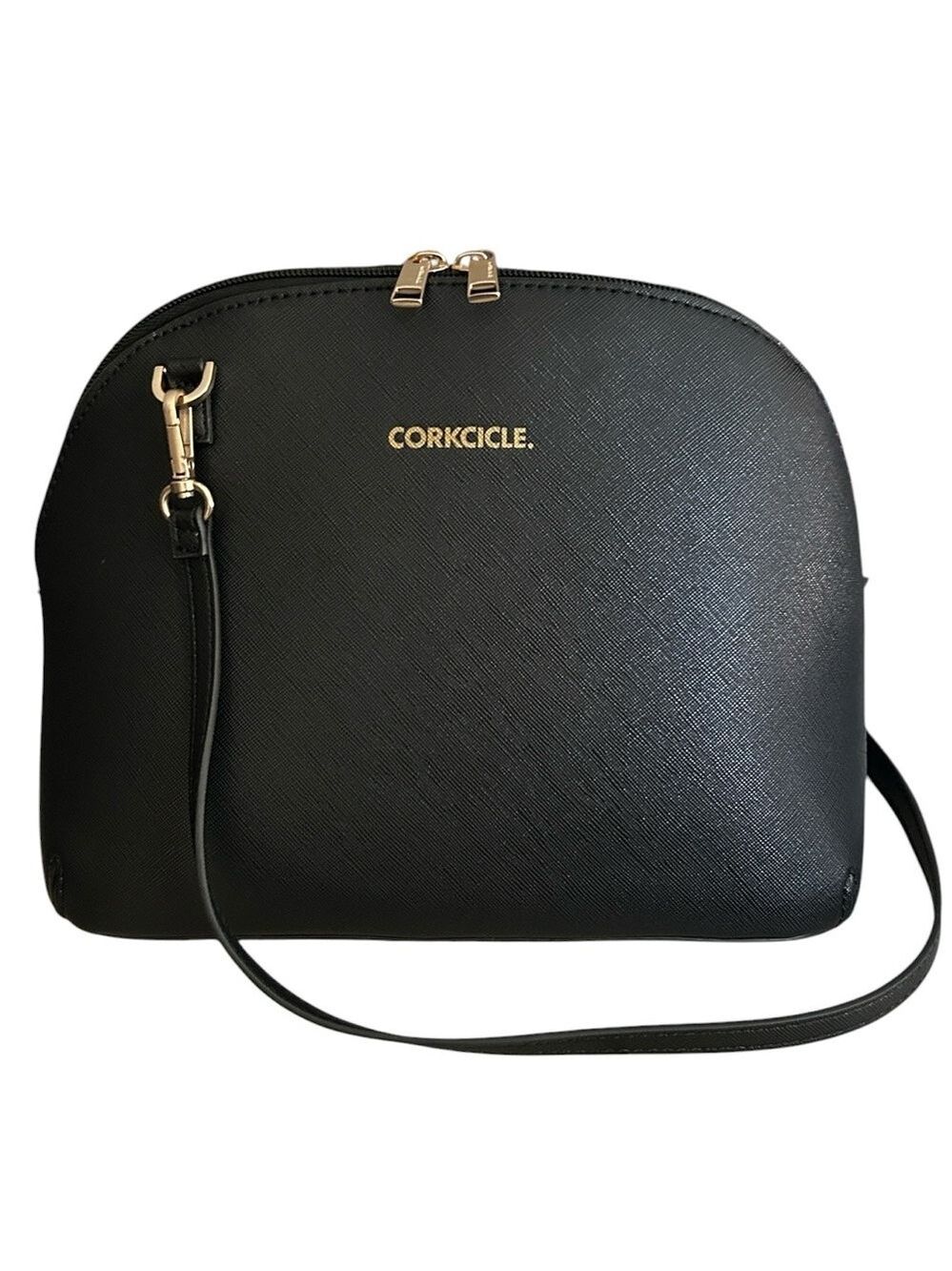 Corkcicle Adair Crossbody
Insulated Lunch Bag in Black Vegan Leather